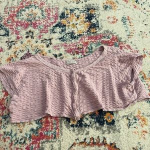 light purple medium off the shoulder top